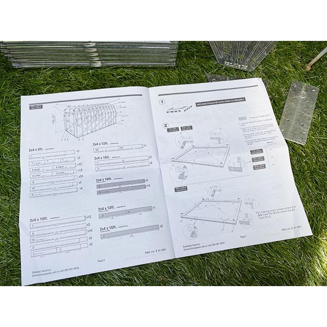 自分で作るガレージ小屋DIYキット　イージービルダー　シェッドキット　（バーンスタイル）　EZ　BUILDER　※材木は別売 |  | 11