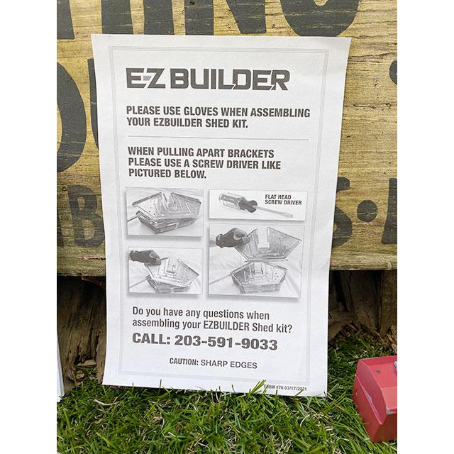 自分で作るガレージ小屋DIYキット　イージービルダー　シェッドキット　（バーンスタイル）　EZ　BUILDER　※材木は別売 |  | 05