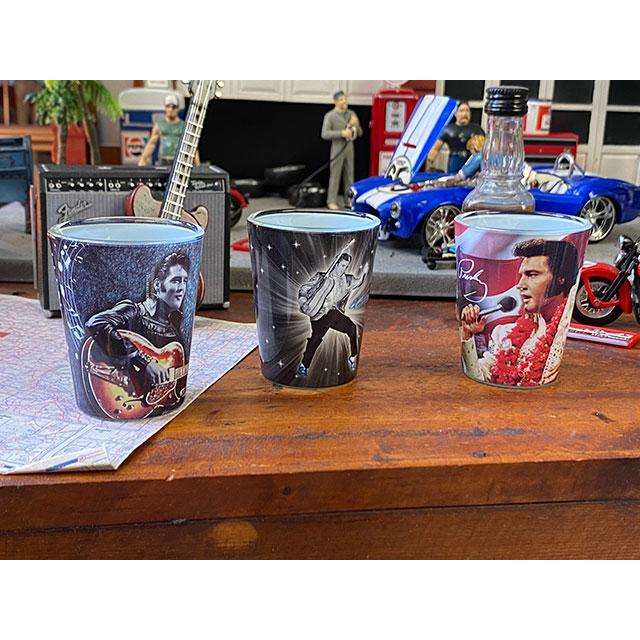 エルヴィス・プレスリー　ショットグラス　3個セット ■ アメリカン雑貨 アメリカ雑貨 | 