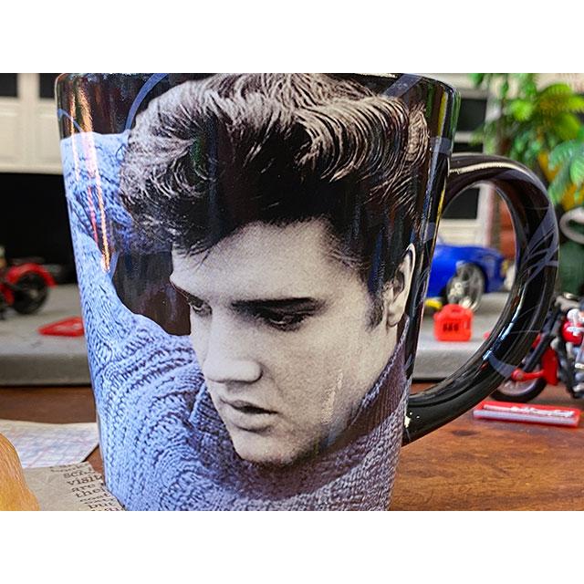 エルヴィス・プレスリー　マグカップ　（ブルーセーター）　■　アメリカン雑貨　アメリカ雑貨 |  | 02