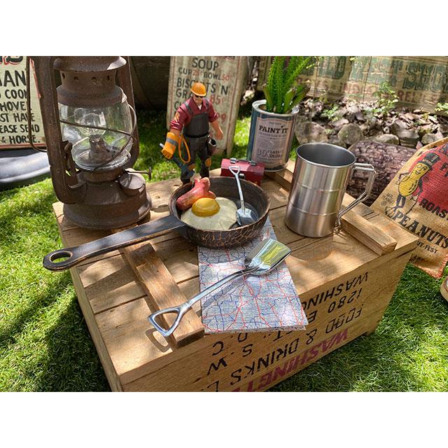 角スコップスプーン　（SサイズとLサイズの2本セット）　向井理ドラマ「ハングリー」に登場　日本製　新潟県燕市　製作工房武田 |  | 05