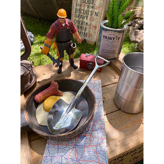 スコップスプーン　（XLサイズ）　単品　向井理さん主演のドラマ「ハングリー」で登場　メガスコップスプーン　日本製　燕市　製作工房武田 |  | 02