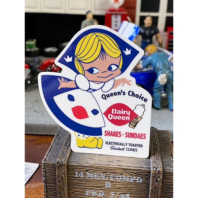 アメリカンカンパニーキャラクターステッカー　（リトルミスデイリークイーン）　■　アメリカン雑貨　アメリカ雑貨 | 