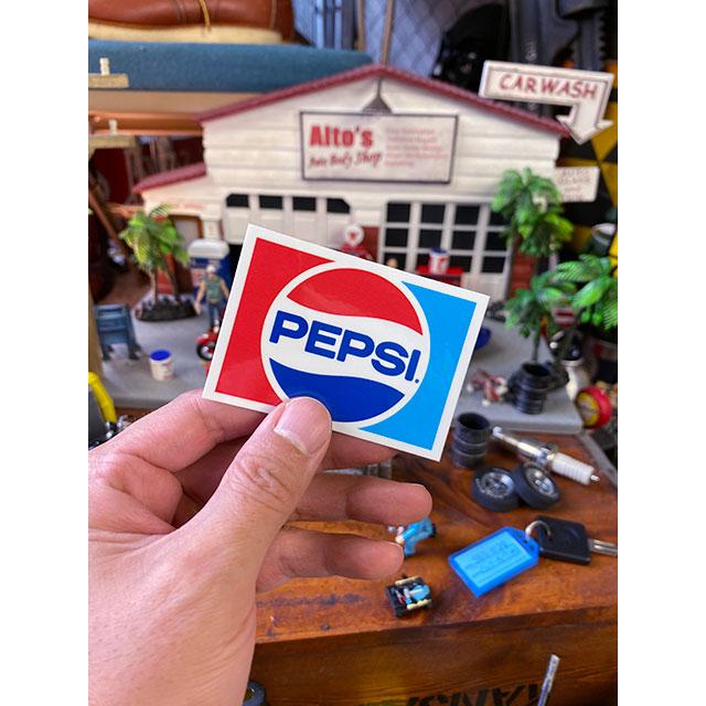ペプシ　オフィシャルロゴステッカー　（70年代ロゴ/レクタングル）　■　アメリカン雑貨　アメリカ雑貨 |  | 02