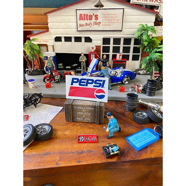 ペプシ　オフィシャルロゴステッカー　（90年代ロゴ/レクタングル）　■　アメリカン雑貨　アメリカ雑貨 |  | 01