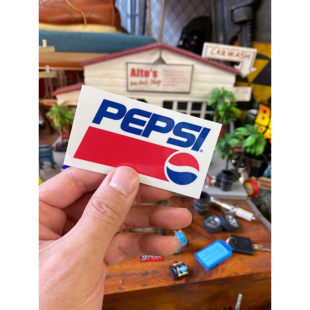 ペプシ　オフィシャルロゴステッカー　（90年代ロゴ/レクタングル）　■　アメリカン雑貨　アメリカ雑貨 |  | 02