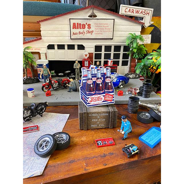 ペプシ　オフィシャルロゴステッカー　（6パックカートンボックス）　■　アメリカン雑貨　アメリカ雑貨 |  | 01