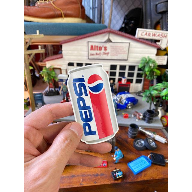ペプシ　オフィシャルロゴステッカー　（90年代ロゴ/缶）　■　アメリカン雑貨　アメリカ雑貨 |  | 02