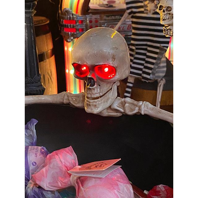 センサーで反応してしゃべる！光る！スケルトンキャンディボウルキーパー ■ パーティー 飾り アメリカ雑貨 爆買 |  | 03
