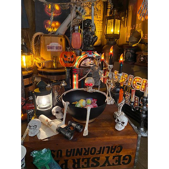 センサーで反応してしゃべる！光る！スケルトンキャンディボウルキーパー ■ パーティー 飾り アメリカ雑貨 爆買 |  | 05