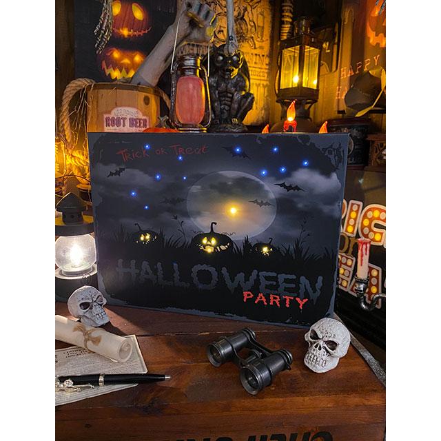 ハロウィンパーティー　LEDライトピクチャー ■ パーティー 飾り アメリカ雑貨 | 