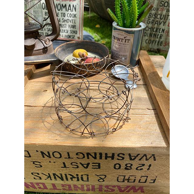 好きなカタチに変形できる！カントリーワイヤーバスケット ■ アメリカン雑貨 アメリカ雑貨 |  | 10