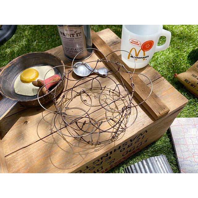 好きなカタチに変形できる！カントリーワイヤーバスケット ■ アメリカン雑貨 アメリカ雑貨 |  | 01