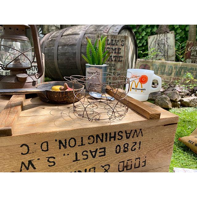 好きなカタチに変形できる！カントリーワイヤーバスケット ■ アメリカン雑貨 アメリカ雑貨 |  | 02