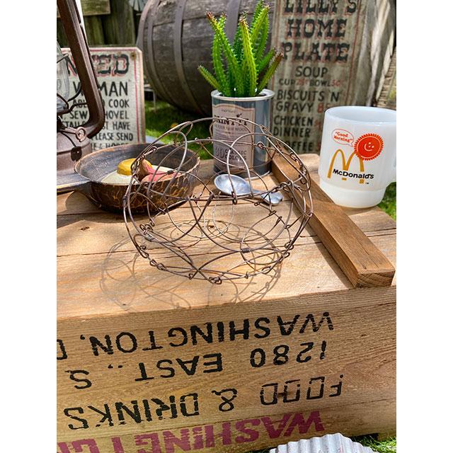 好きなカタチに変形できる！カントリーワイヤーバスケット ■ アメリカン雑貨 アメリカ雑貨 |  | 04