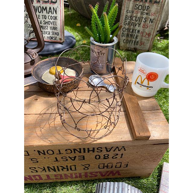 好きなカタチに変形できる！カントリーワイヤーバスケット ■ アメリカン雑貨 アメリカ雑貨 |  | 05