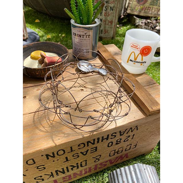 好きなカタチに変形できる！カントリーワイヤーバスケット ■ アメリカン雑貨 アメリカ雑貨 |  | 06