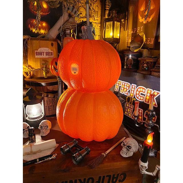 ハロウィン　ダブルパンプキンランタン　LLサイズ　全長45cm　■ アメリカン雑貨 アメリカ雑貨 パーティー 飾り |  | 03