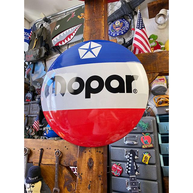 モパー　ドームサイン　（トリコロールライン）　■　アメリカン雑貨　アメリカ雑貨 | 