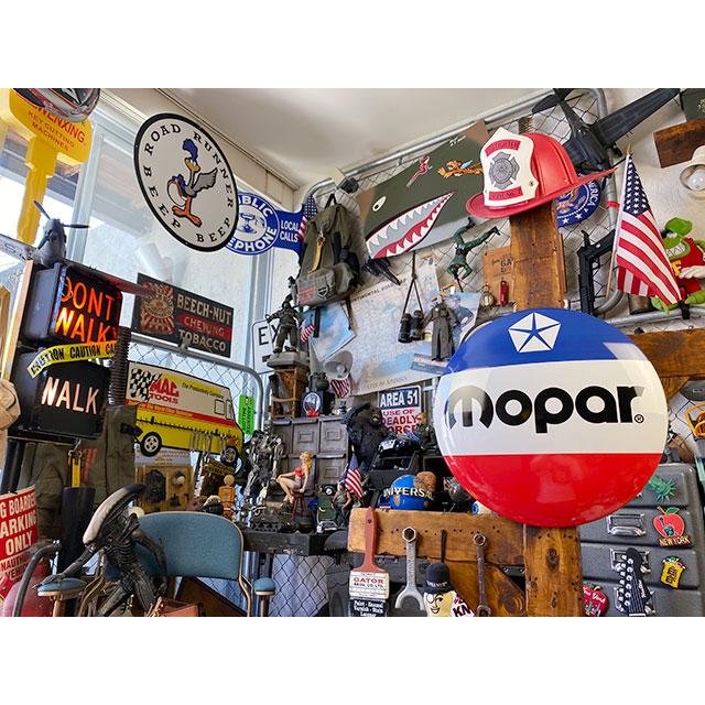 モパー　ドームサイン　（トリコロールライン）　■　アメリカン雑貨　アメリカ雑貨 |  | 04