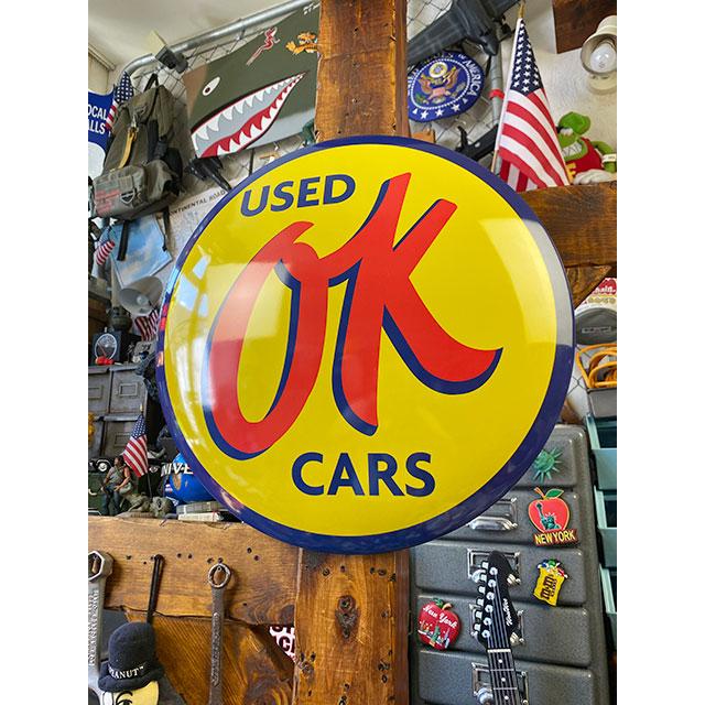 OK USED CAR　ドームサイン ■ アメリカン雑貨 アメリカ雑貨 | 