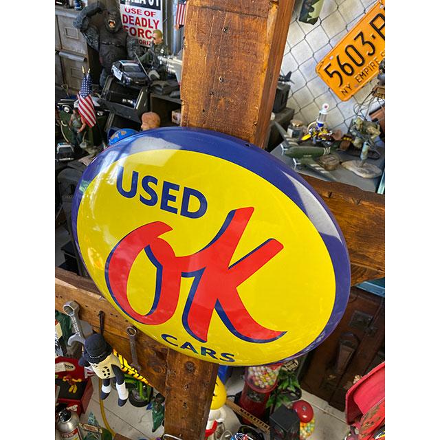 OK USED CAR　ドームサイン ■ アメリカン雑貨 アメリカ雑貨 |  | 01