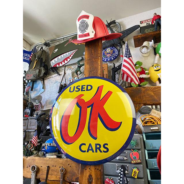 OK USED CAR　ドームサイン ■ アメリカン雑貨 アメリカ雑貨 |  | 06