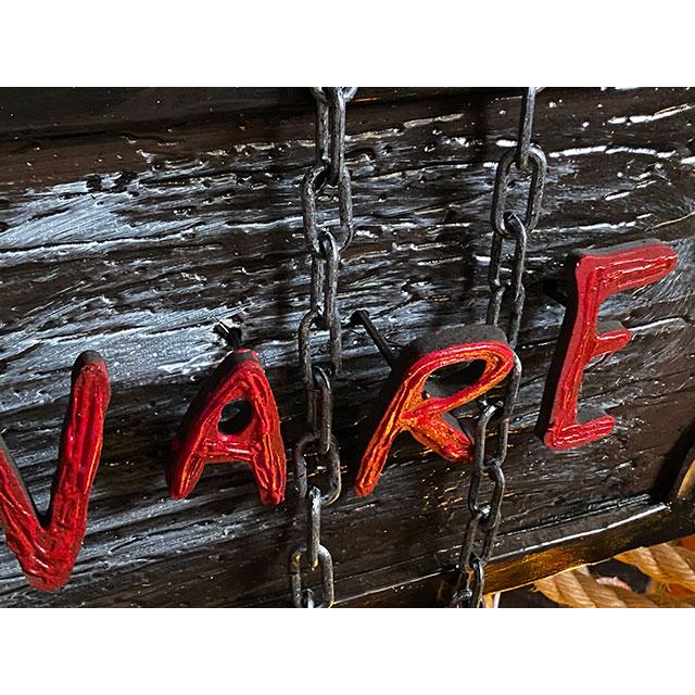 センサーで反応して動く！ムービングサインボード　（警告）　■　パーティー　飾り　アメリカ雑貨 |  | 03