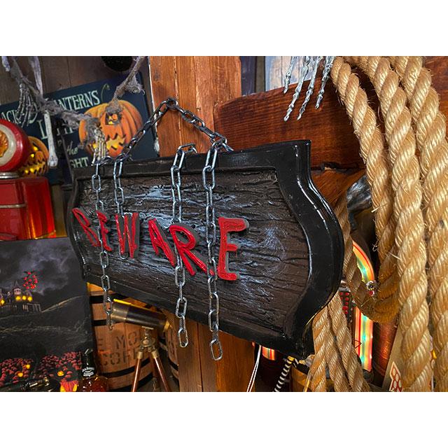 センサーで反応して動く！ムービングサインボード　（警告）　■　パーティー　飾り　アメリカ雑貨 |  | 04