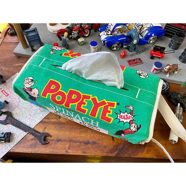ポパイ　ティッシュカバー ■ アメリカン雑貨 アメリカ雑貨 ティッシュケース ティッシュボックス |  | 01