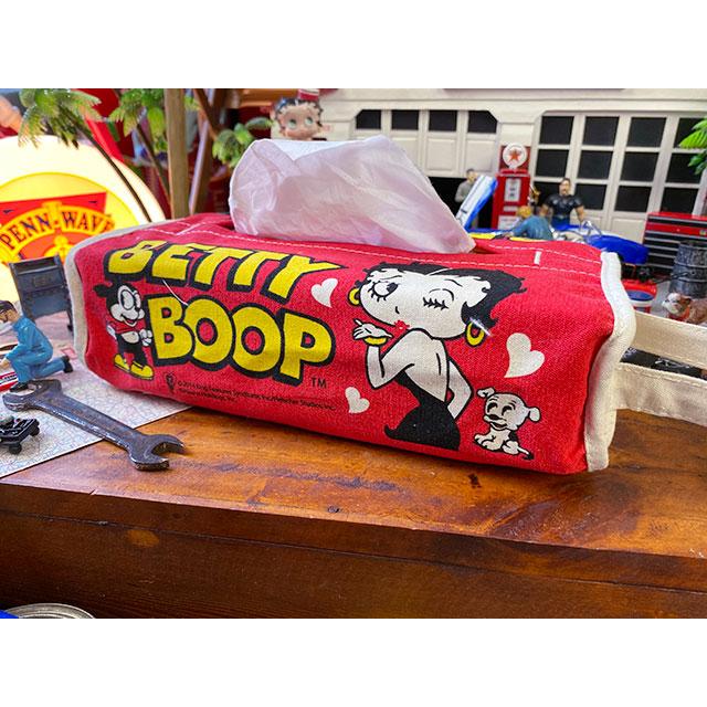ベティ・ブープ　ティッシュカバー　（レッド）　■　アメリカン雑貨　アメリカ雑貨　ティッシュケース　ティッシュボックス |  | 02
