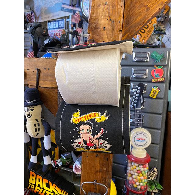 ベティ・ブープ　トイレットペーパーホルダー　（ブラック）　■　アメリカン雑貨　アメリカ雑貨 |  | 02