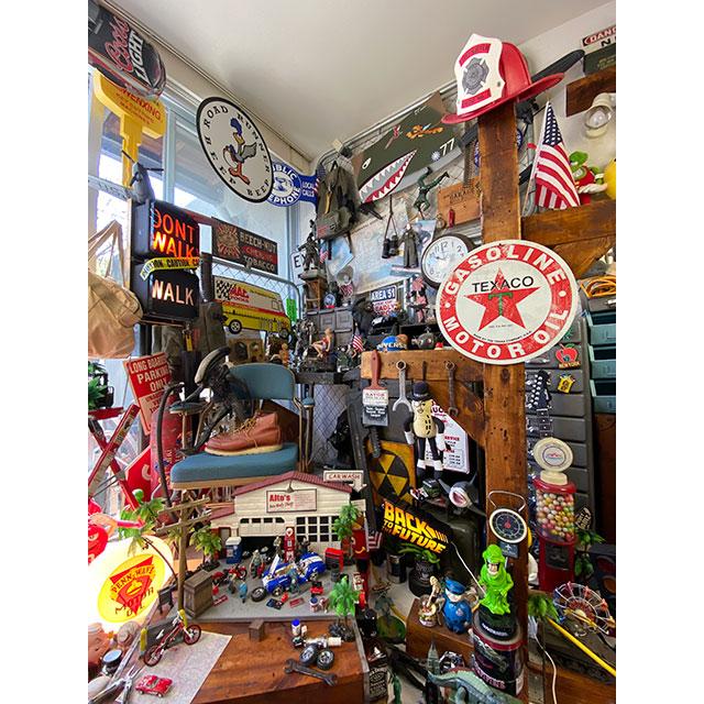 テキサコ　ラウンド型　ブリキ看板　（ヴィンテージスタイル）　■　アメリカン雑貨　アメリカ雑貨 |  | 04