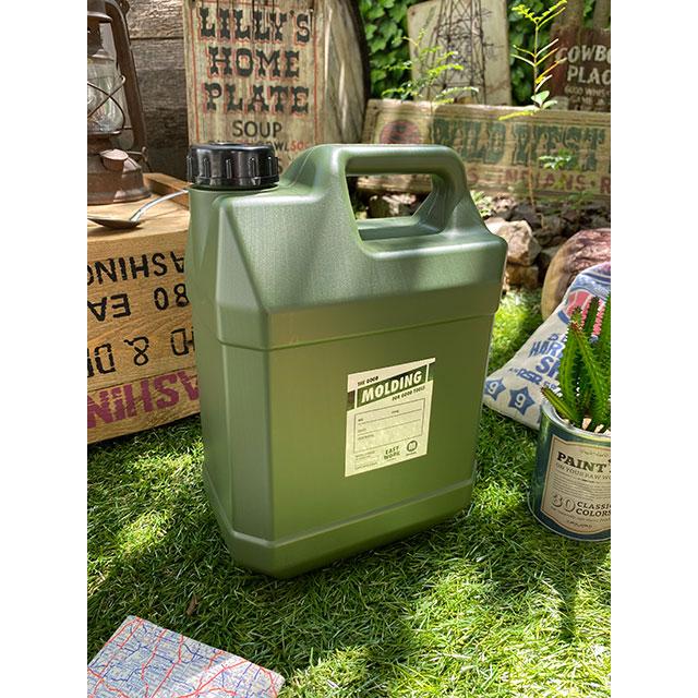 モールディング　ウォータータンク　4L+5L　大小2個セット　（カーキ）　■　アメリカン雑貨　アメリカ雑貨 爆買 |  | 05
