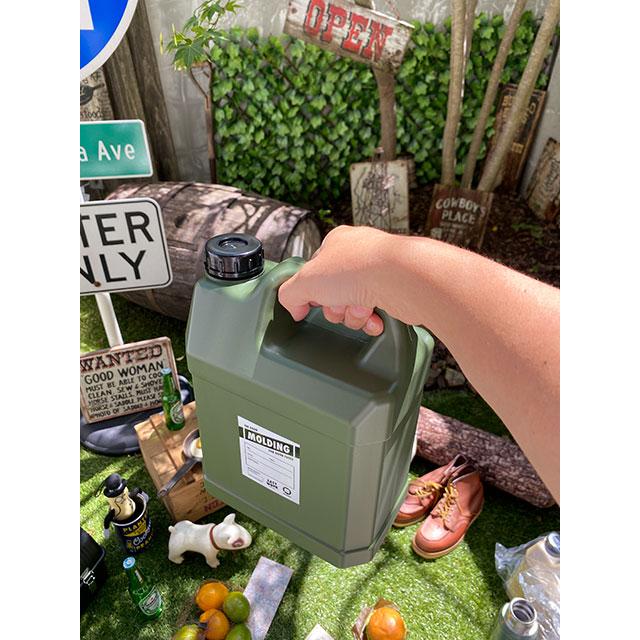 モールディング　ウォータータンク　4L+5L　大小2個セット　（カーキ）　■　アメリカン雑貨　アメリカ雑貨 爆買 |  | 06