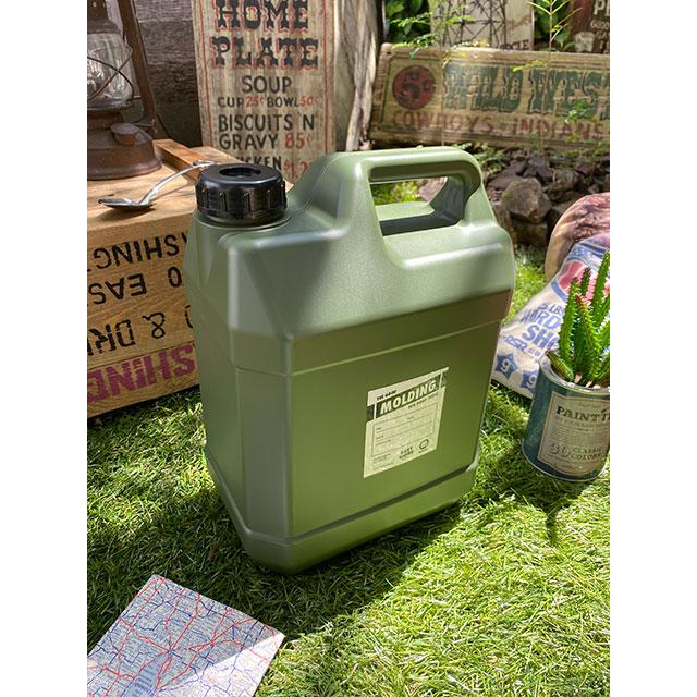 モールディング　ウォータータンク　4L+5L　大小2個セット　（カーキ）　■　アメリカン雑貨　アメリカ雑貨 爆買 |  | 07
