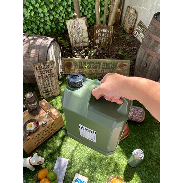 モールディング　ウォータータンク　4L+5L　大小2個セット　（カーキ）　■　アメリカン雑貨　アメリカ雑貨 爆買 |  | 08