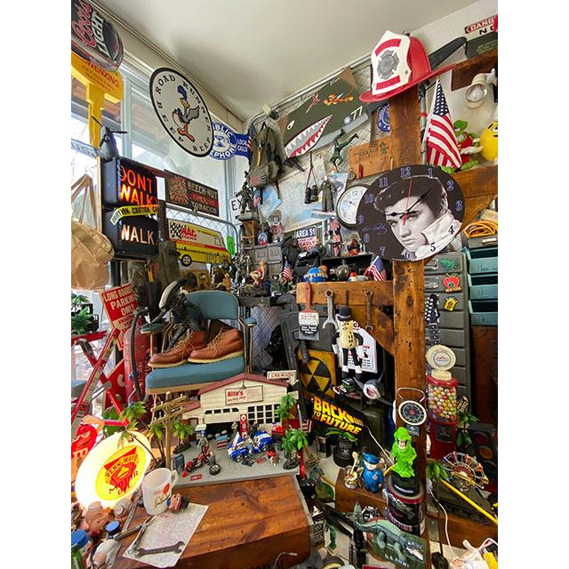 エルヴィス・プレスリー ウッドウォールクロック □ アメリカン雑貨