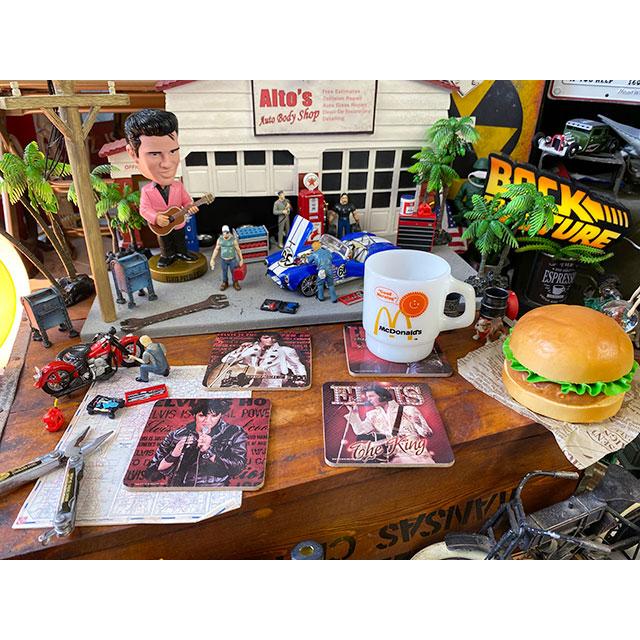 エルヴィス・プレスリー　コースター　4枚セット ■ アメリカン雑貨 アメリカ雑貨 |  | 04