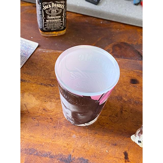 エルヴィス・プレスリー　ショットグラス　（ラブミーテンダー）　■　アメリカン雑貨　アメリカ雑貨 |  | 01