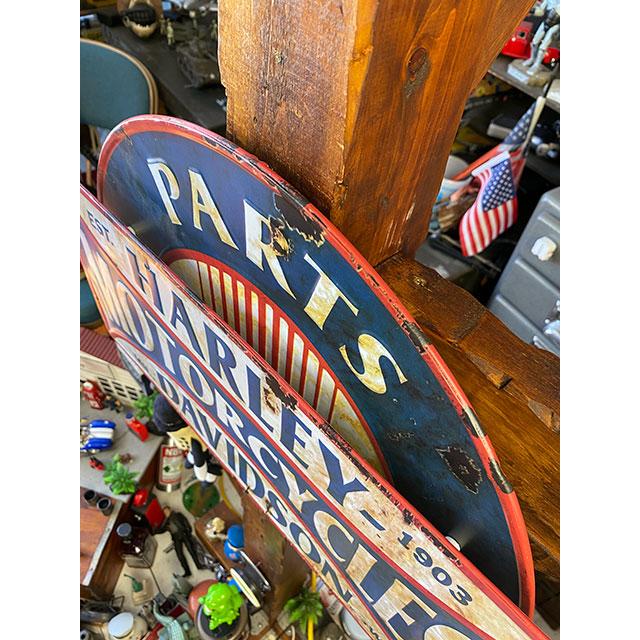 ハーレーダビッドソン　パーツ＆サービス　3Dメタルサイン ■ アメリカン雑貨 アメリカ雑貨 | Harley Davidson | 02