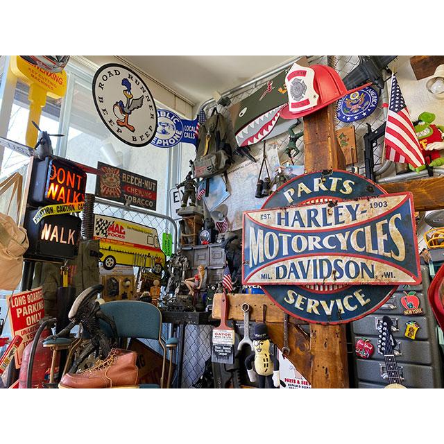 ハーレーダビッドソン　パーツ＆サービス　3Dメタルサイン ■ アメリカン雑貨 アメリカ雑貨 | Harley Davidson | 06