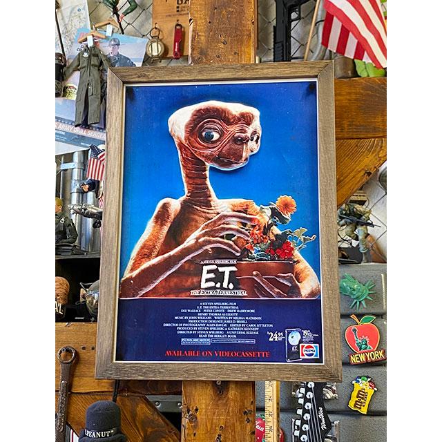 ポスターフレーム （E.T./フラワーポット） ポスター＆木製フレームの 