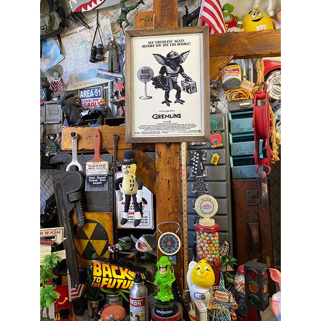 ポスターフレーム　（グレムリン/ストライプ/バスストップ）　ポスター＆木製フレームのセット ■ アメリカン雑貨 アメリカ雑貨 |  | 03