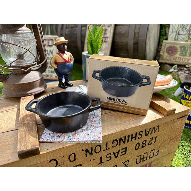 ワンダーフォーゲル　スキレットみたいな陶器製ミニボウル　（両手タイプ）　■ アメリカン雑貨 アメリカ雑貨 |  | 07