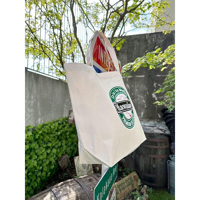 ハワイアン　キャンバスエコバッグ　Lサイズ　横幅46cm ■ アメリカン雑貨 アメリカ雑貨 |  | 02
