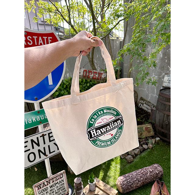 ハワイアン　キャンバスエコバッグ　Lサイズ　横幅46cm ■ アメリカン雑貨 アメリカ雑貨 |  | 04