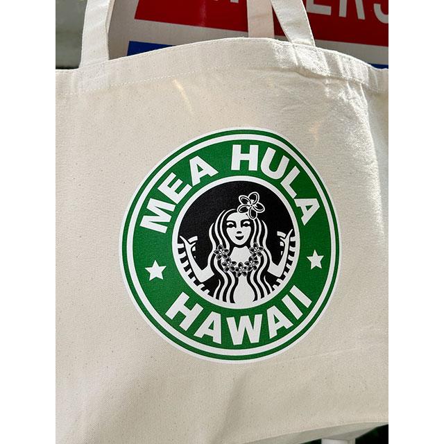 メアフラ　ハワイ　キャンバスエコバッグ　Lサイズ　横幅46cm ■ アメリカン雑貨 アメリカ雑貨 爆買 |  | 01