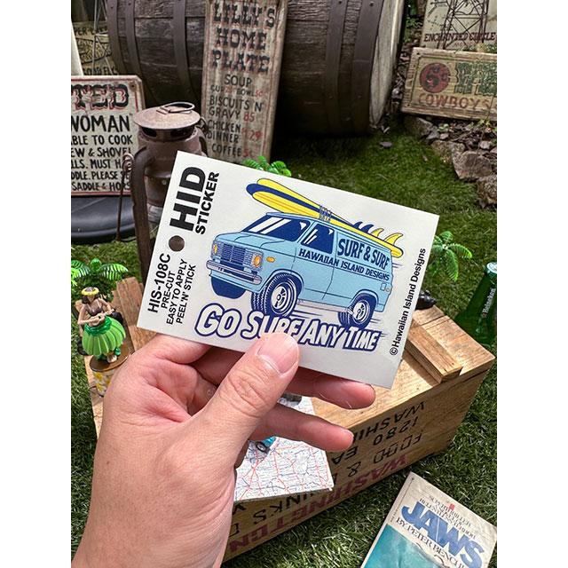 ハワイアン　アイランド　ステッカー　（サーフバン　GO SURF ANY TIME）　■ アメリカン雑貨 アメリカ雑貨 |  | 02