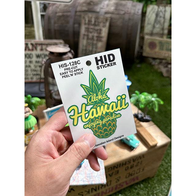 ハワイアン　アイランド　ステッカー　（パイナップル　Aloha Hawaii）　■　アメリカン雑貨　アメリカ雑貨 |  | 02
